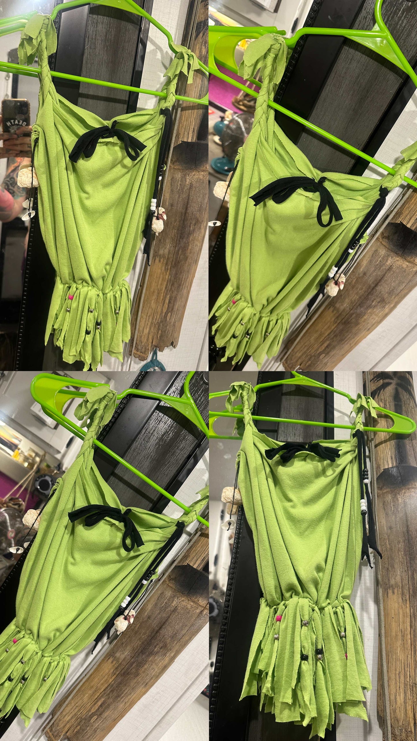 Green Tee Shirt Handbag
