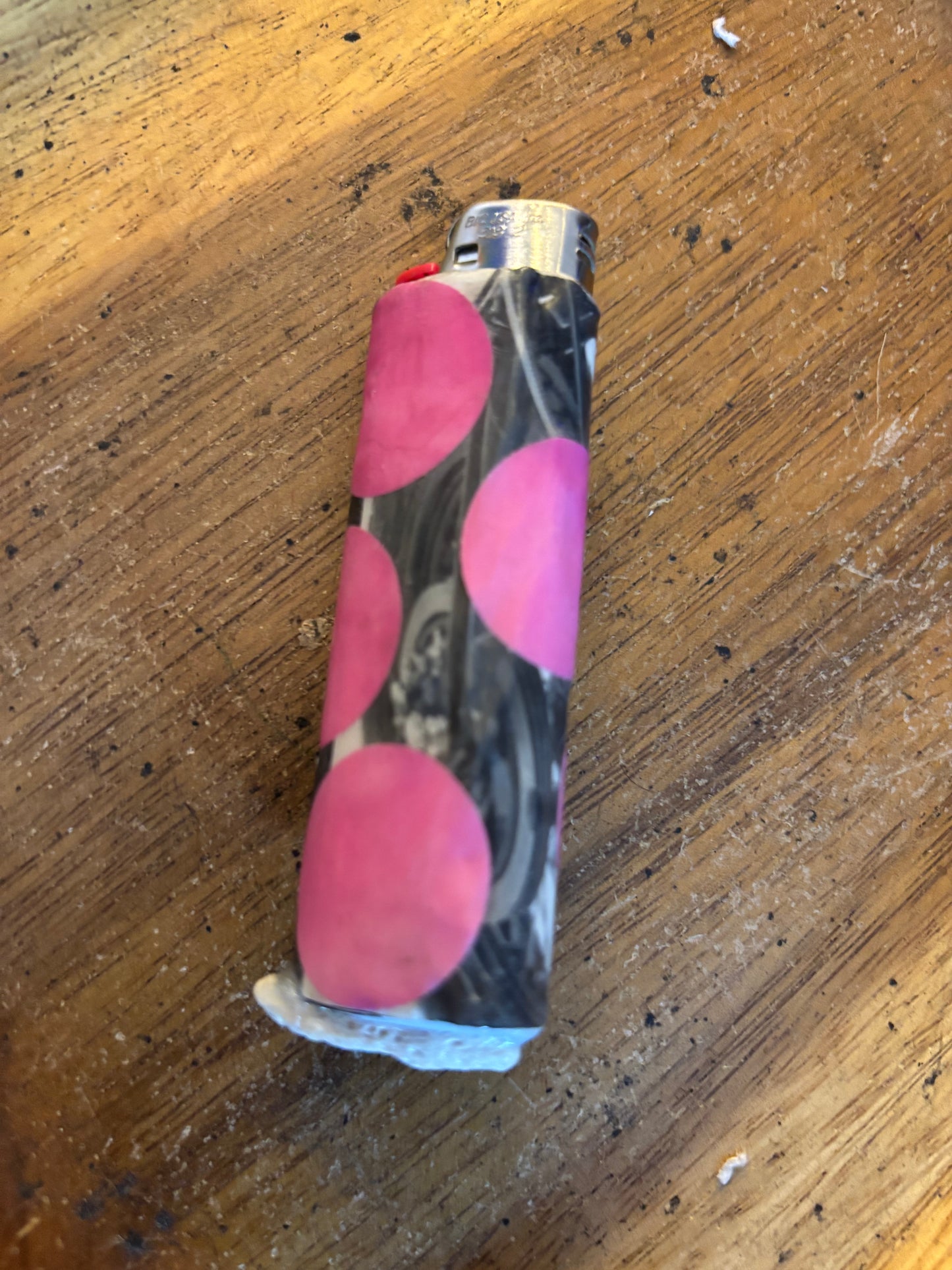 Pink Dot Lighter Cover