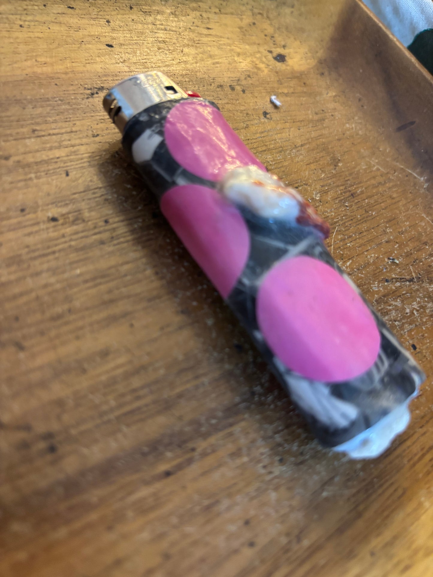 Pink Dot Lighter Cover