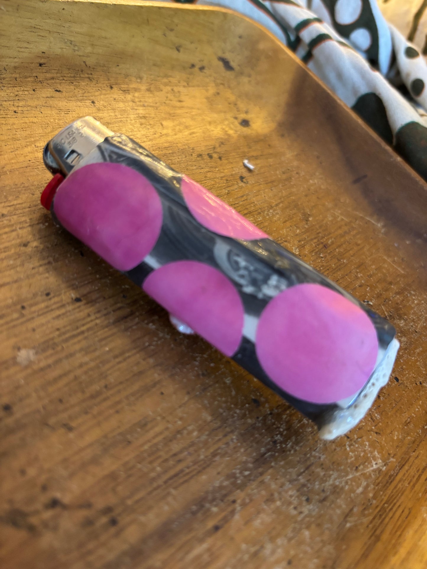 Pink Dot Lighter Cover