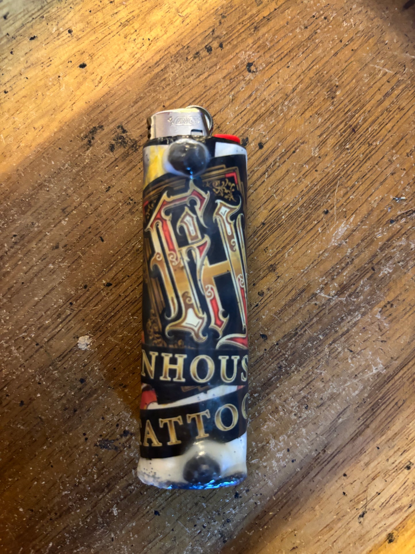 Skull Tattoo Lighter Cover