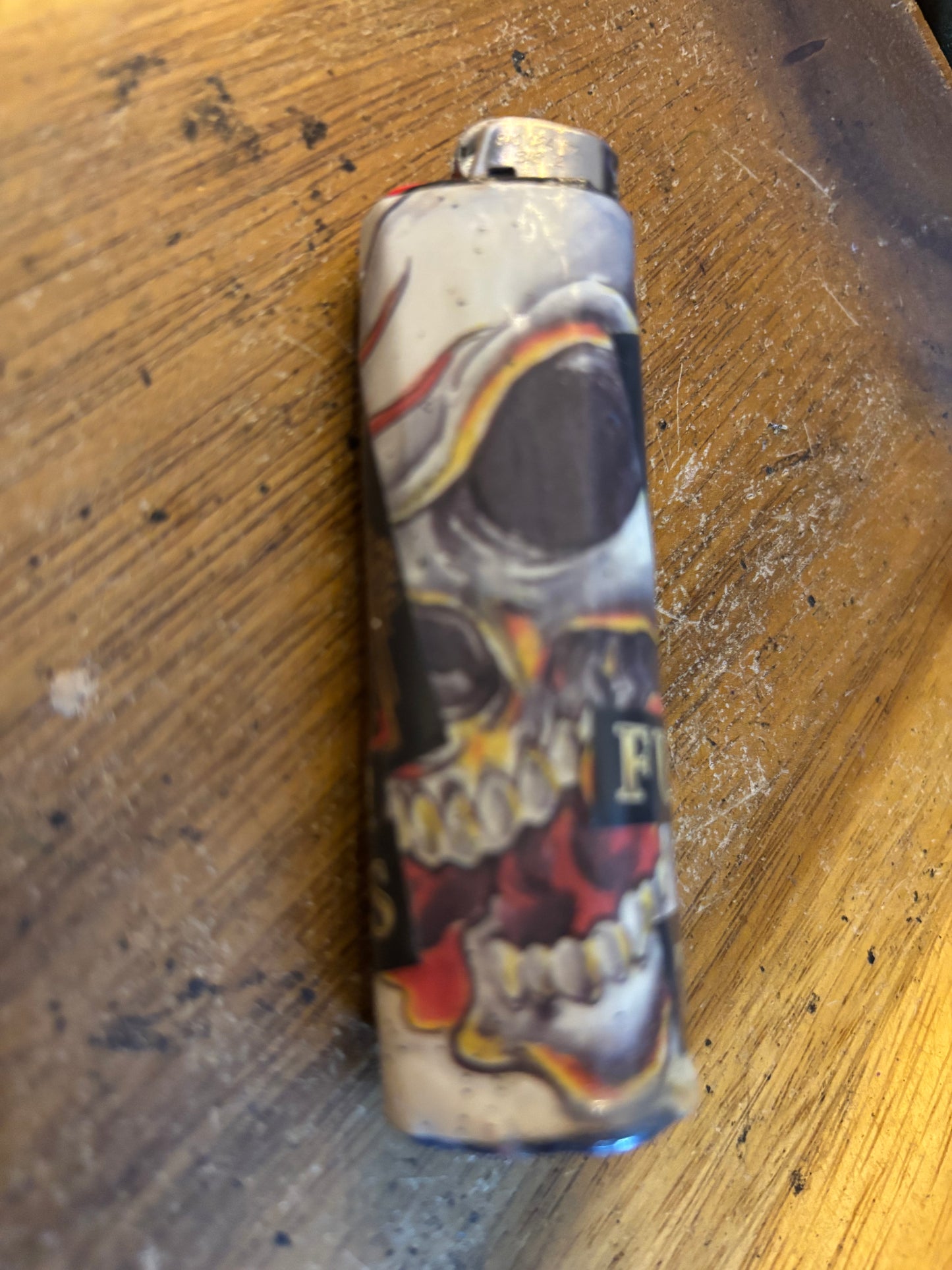 Skull Tattoo Lighter Cover