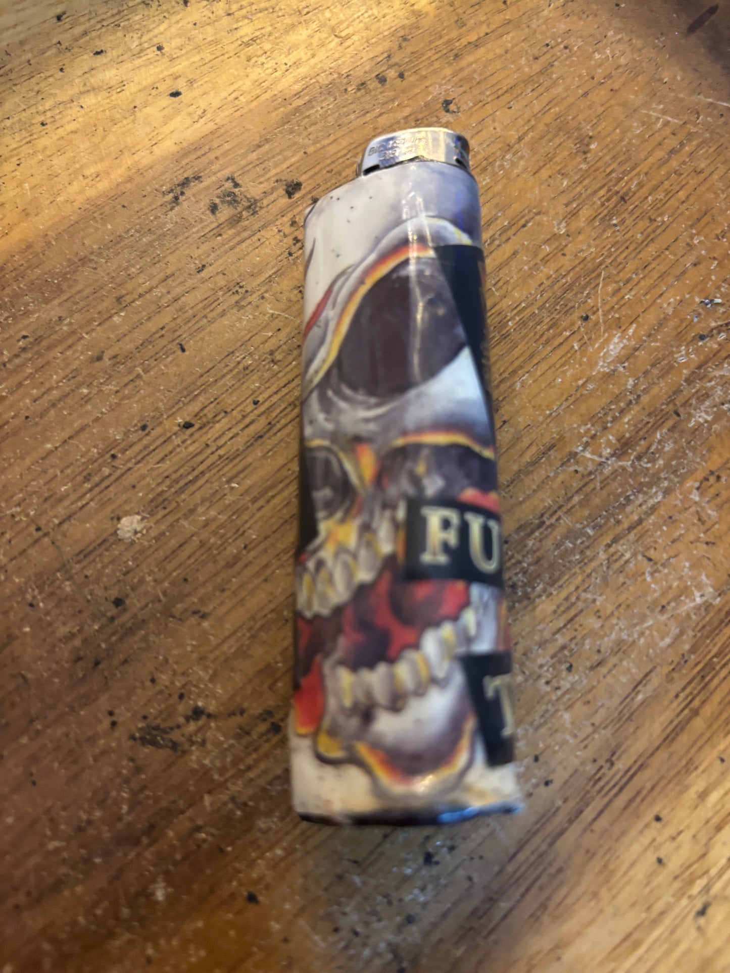 Skull Tattoo Lighter Cover
