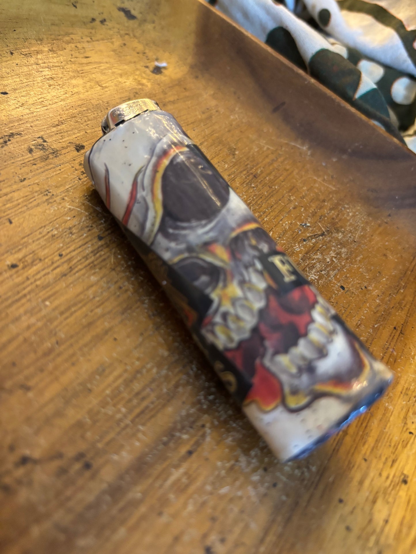 Skull Tattoo Lighter Cover