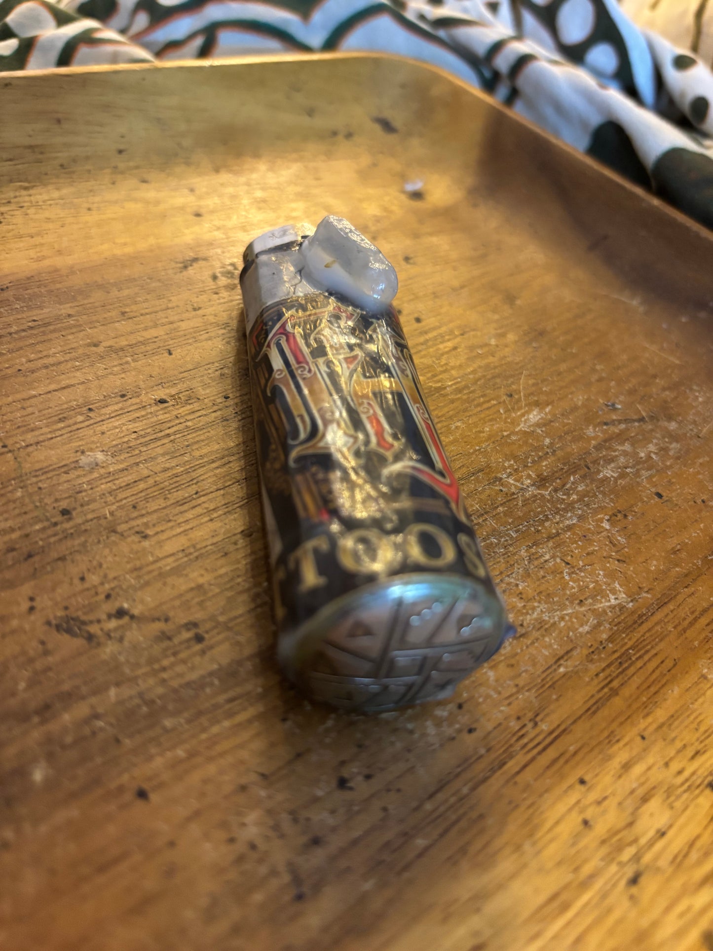 Tattoo Caveman Lighter Cover