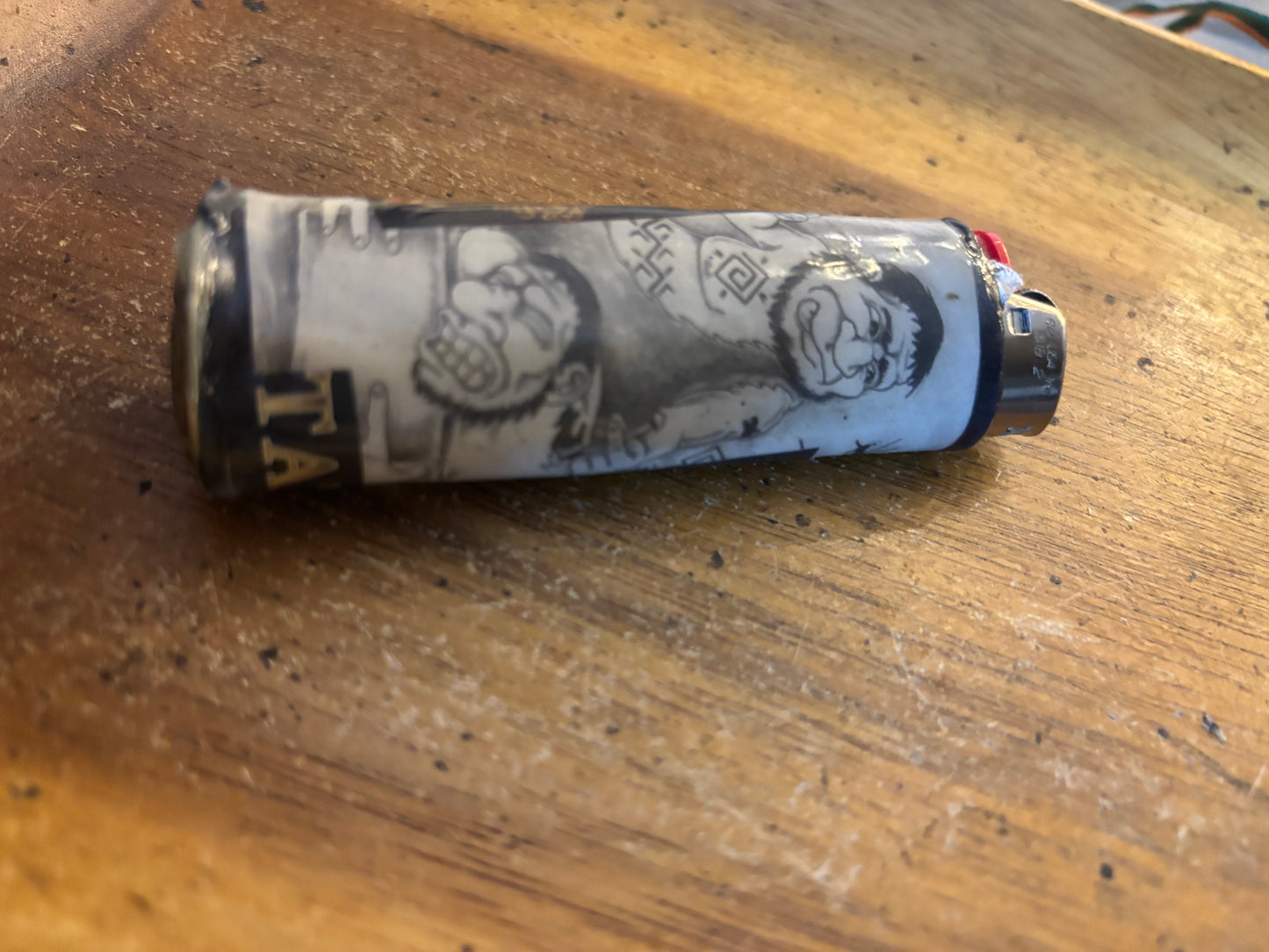 Tattoo Caveman Lighter Cover