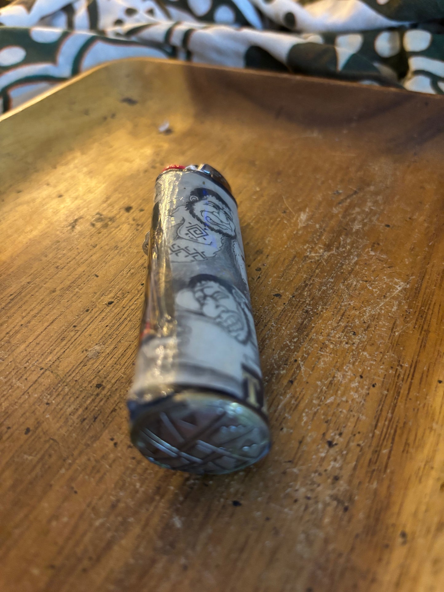 Tattoo Caveman Lighter Cover