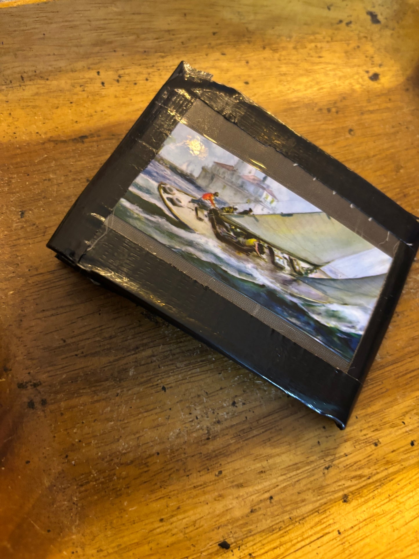 Sailboat Bifold Tape Wallet
