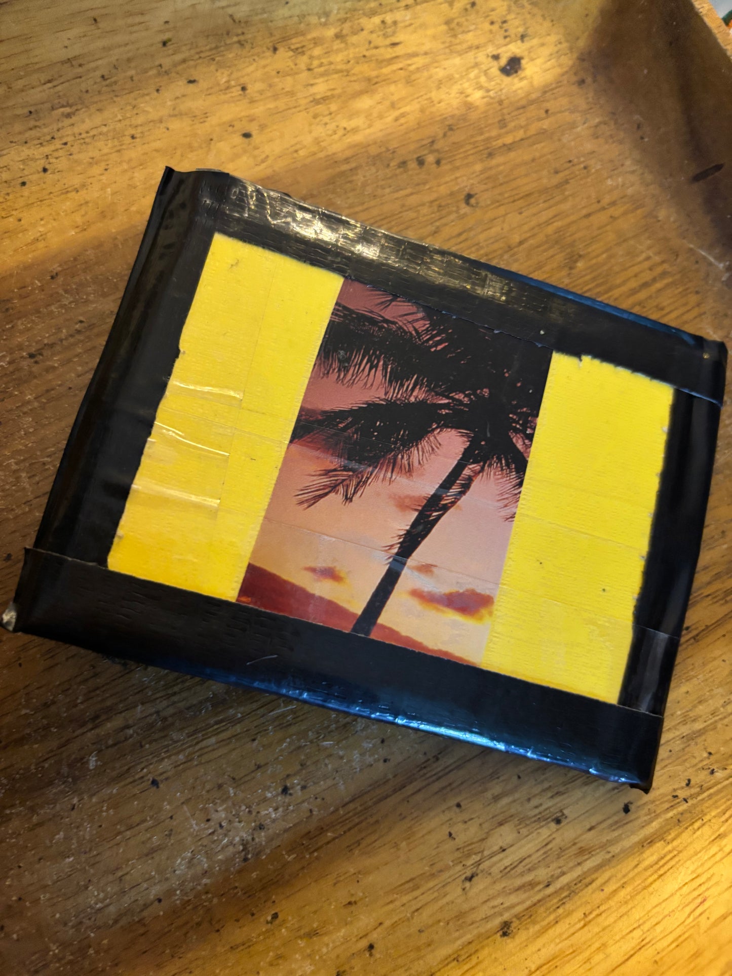 Palm Tree Bifold Tape Wallet