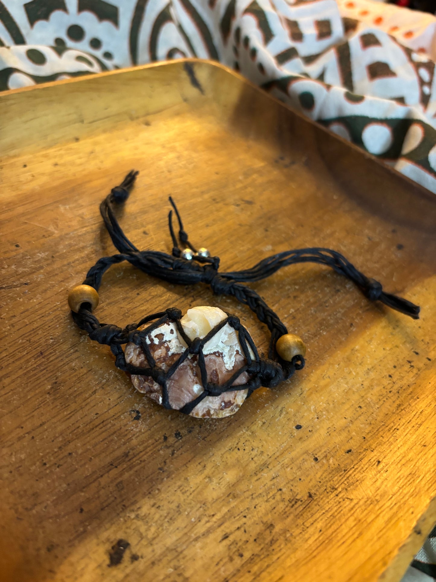 Two Shell Hemp Bracelet