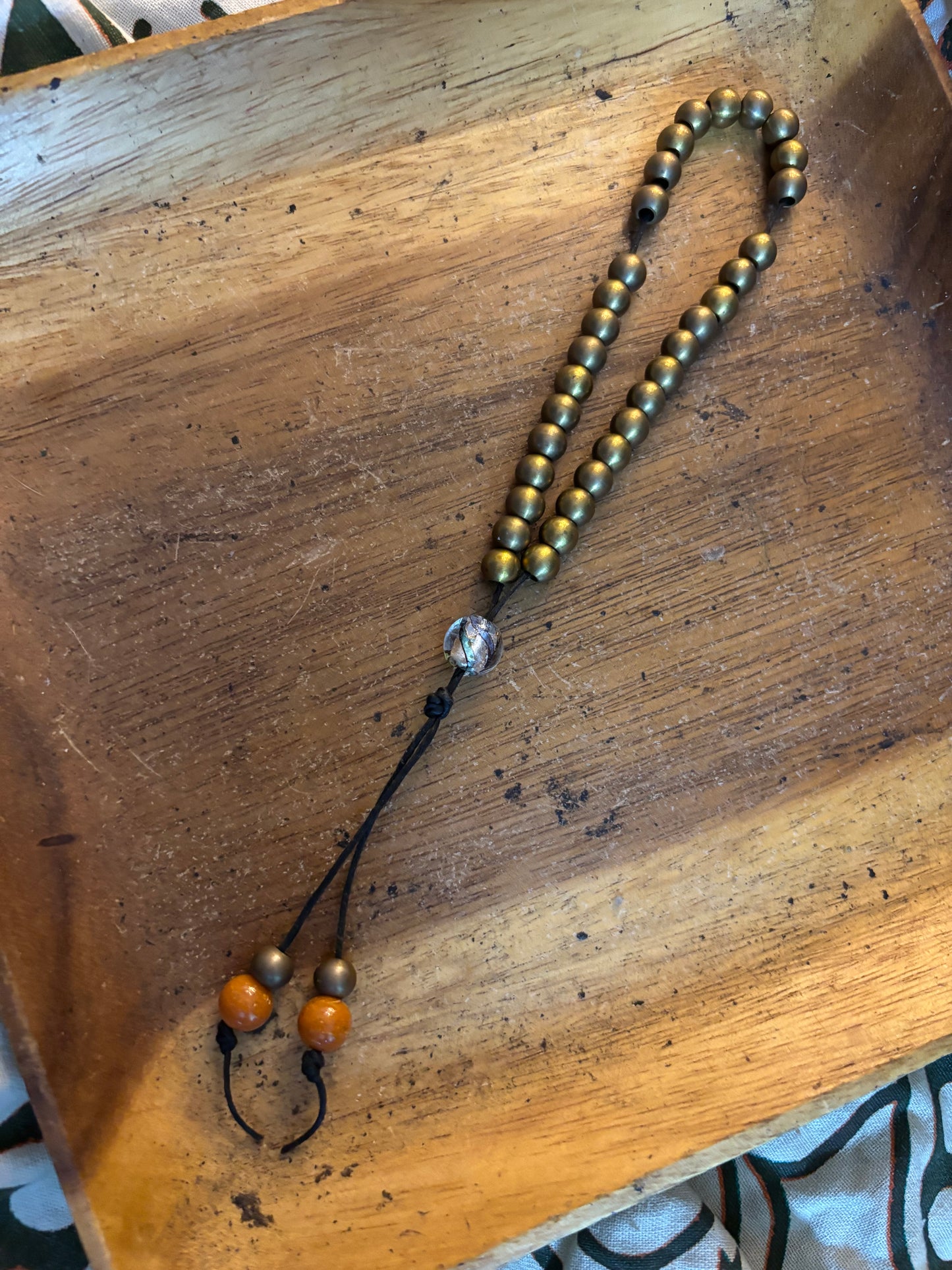 Brass Prayer Breed Bracelet