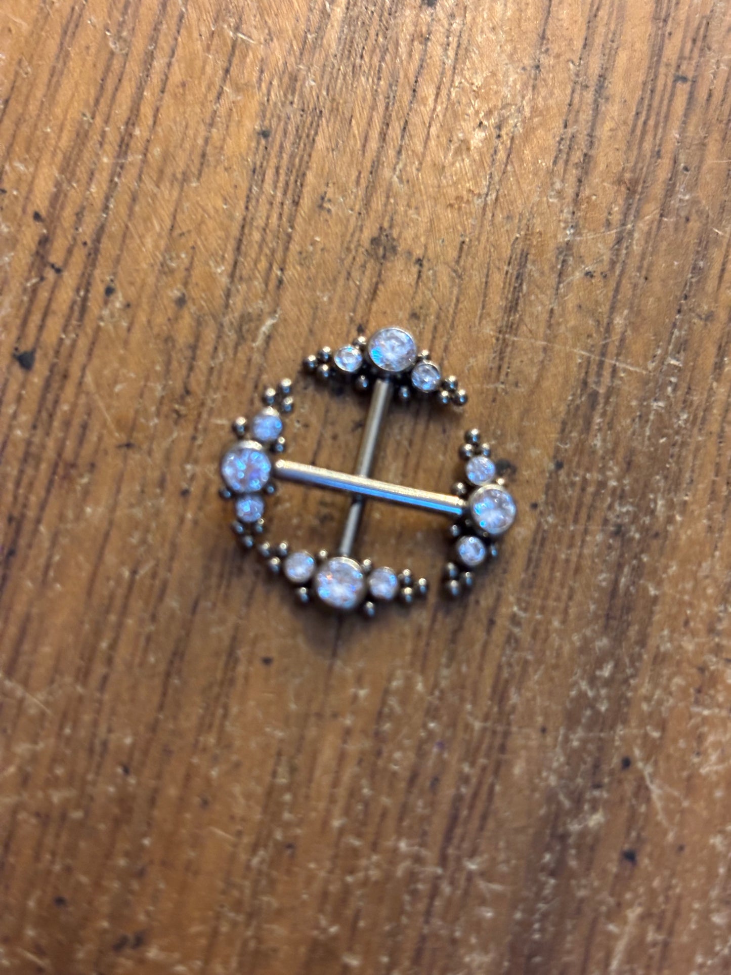 Three Stone Nipple Body Jewelry