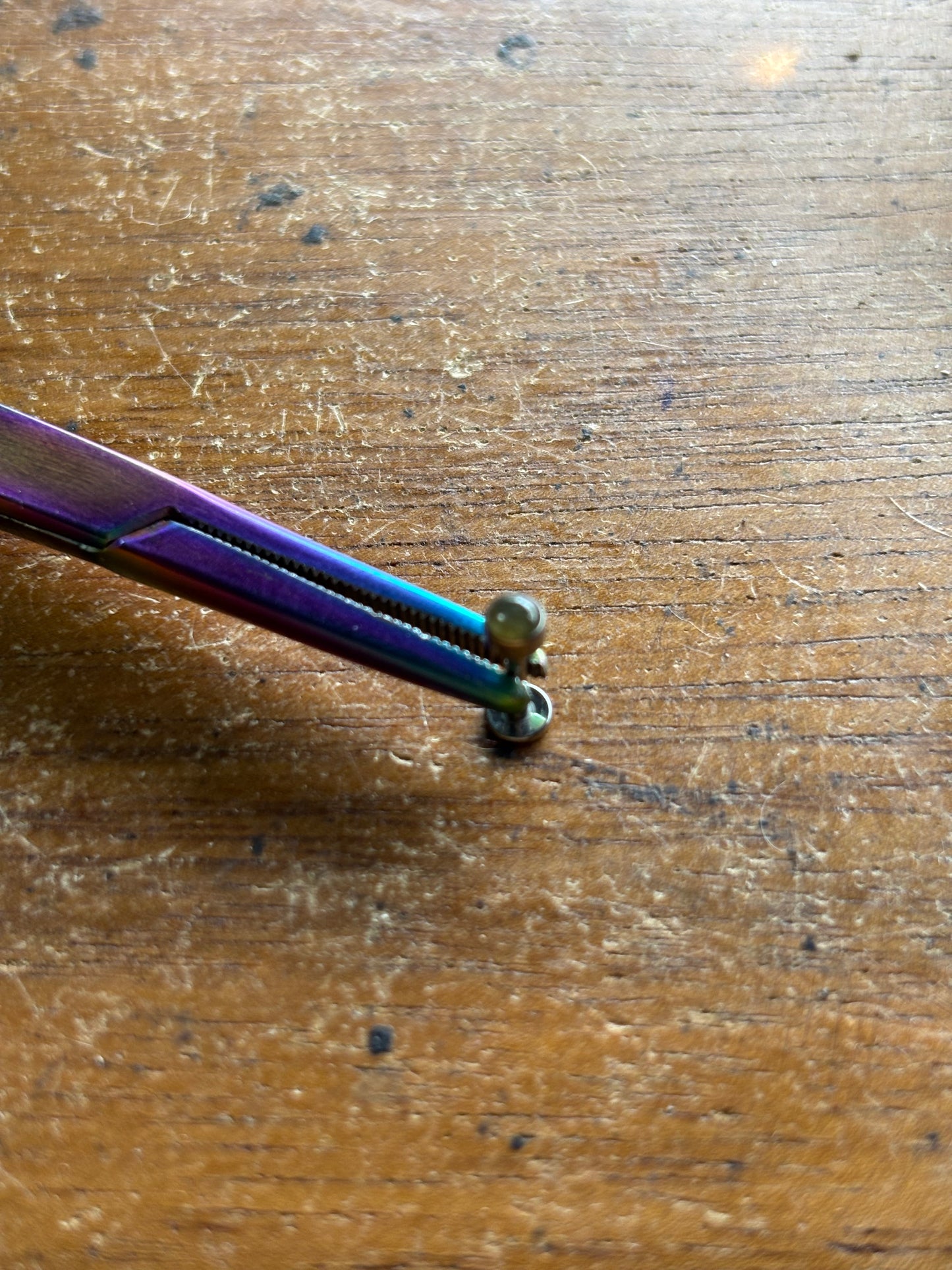Moon Stone 16 g5/16 Labret