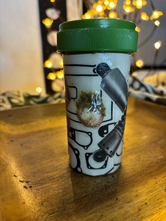 Cartoon Green Container
