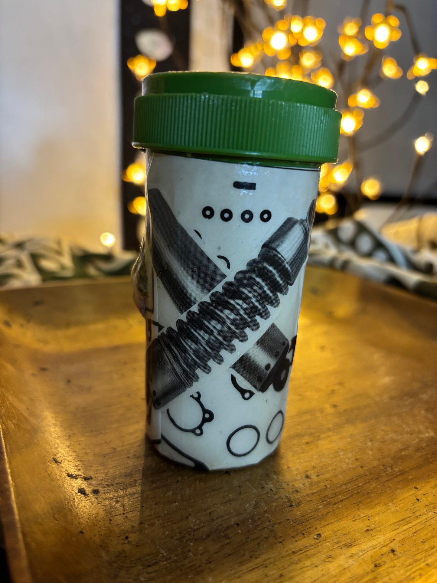 Cartoon Green Container