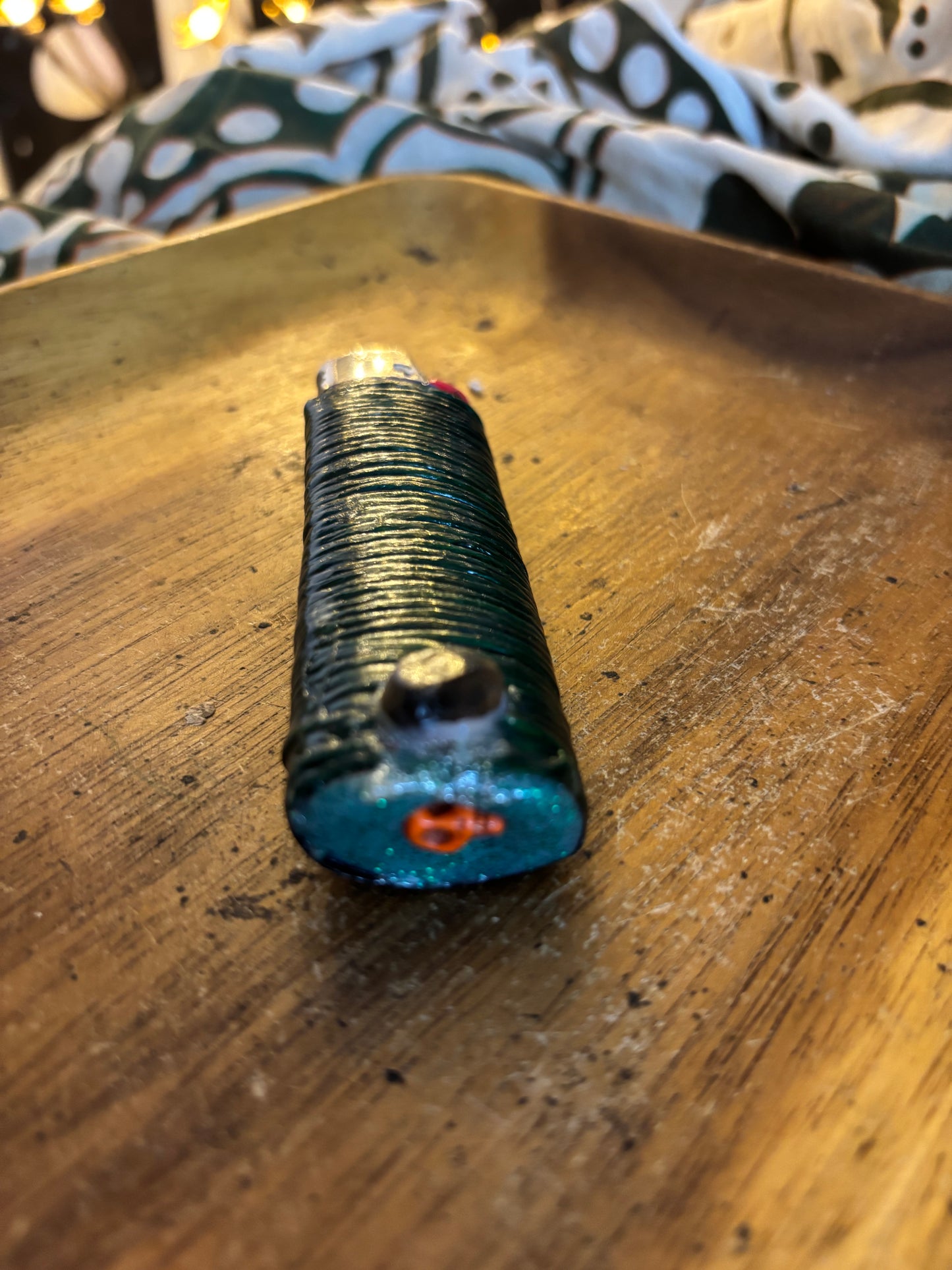 Green Hemp Lighter Cover