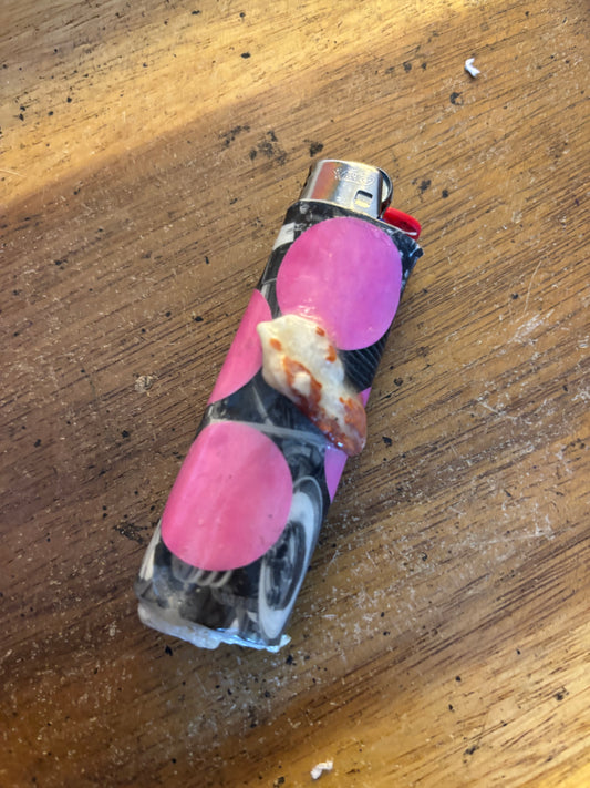 Pink Dot Lighter Cover