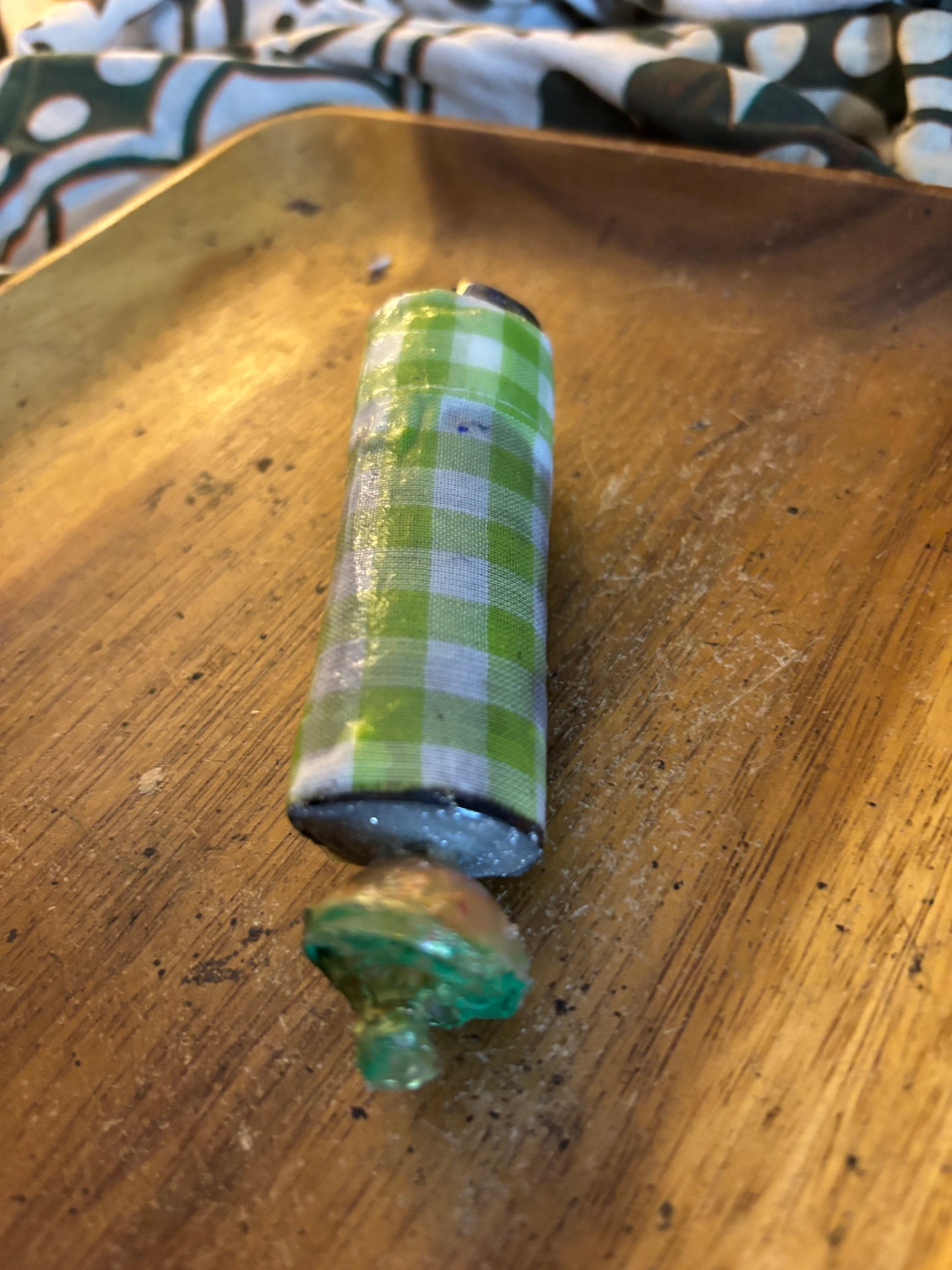 Green Shells Lighter Cover