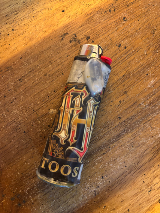 Tattoo Caveman Lighter Cover