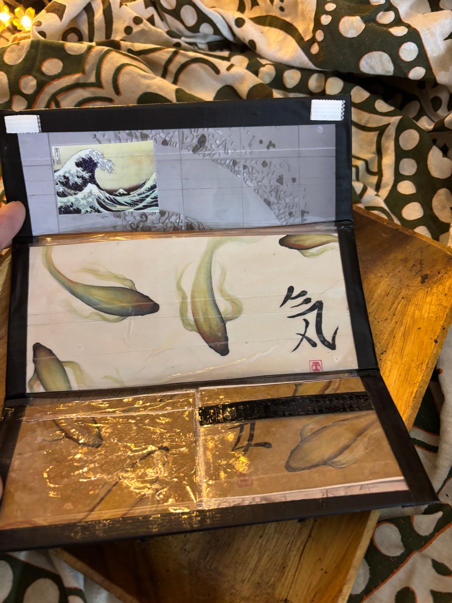 Fish Trifold Tape Wallet