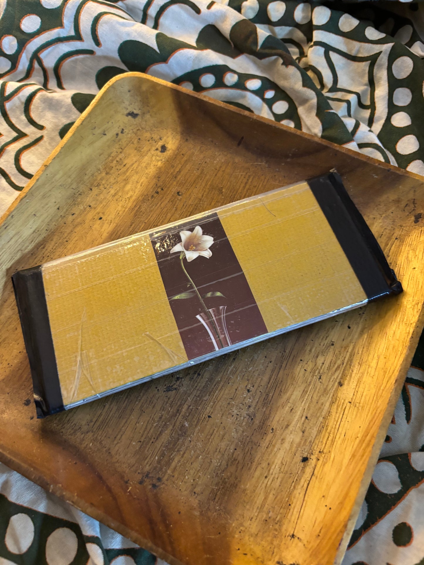 Flowers Trifold Tape Wallet