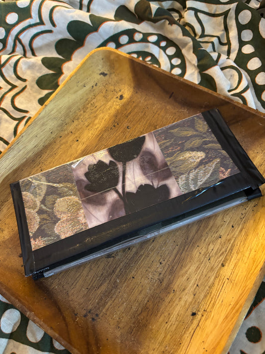 Flower Trifold Tape Wallet