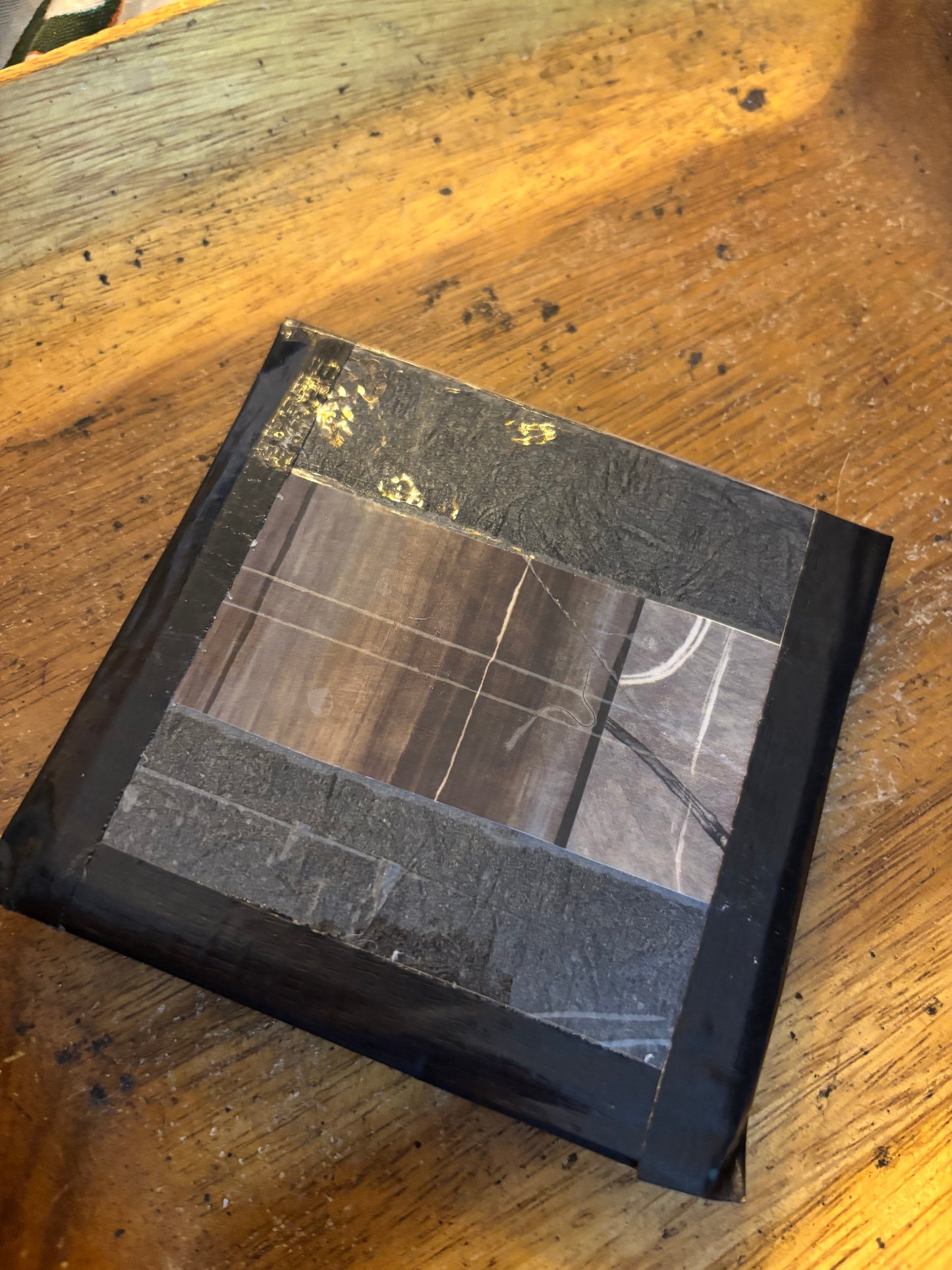 Grey Mini Tape Wallet