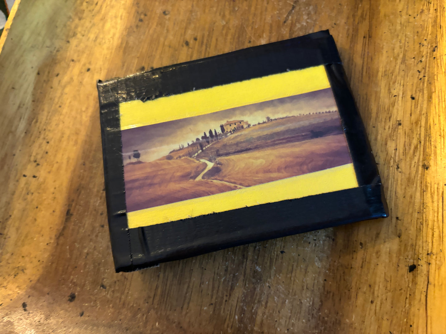 Landscape Bifold Tape Wallet