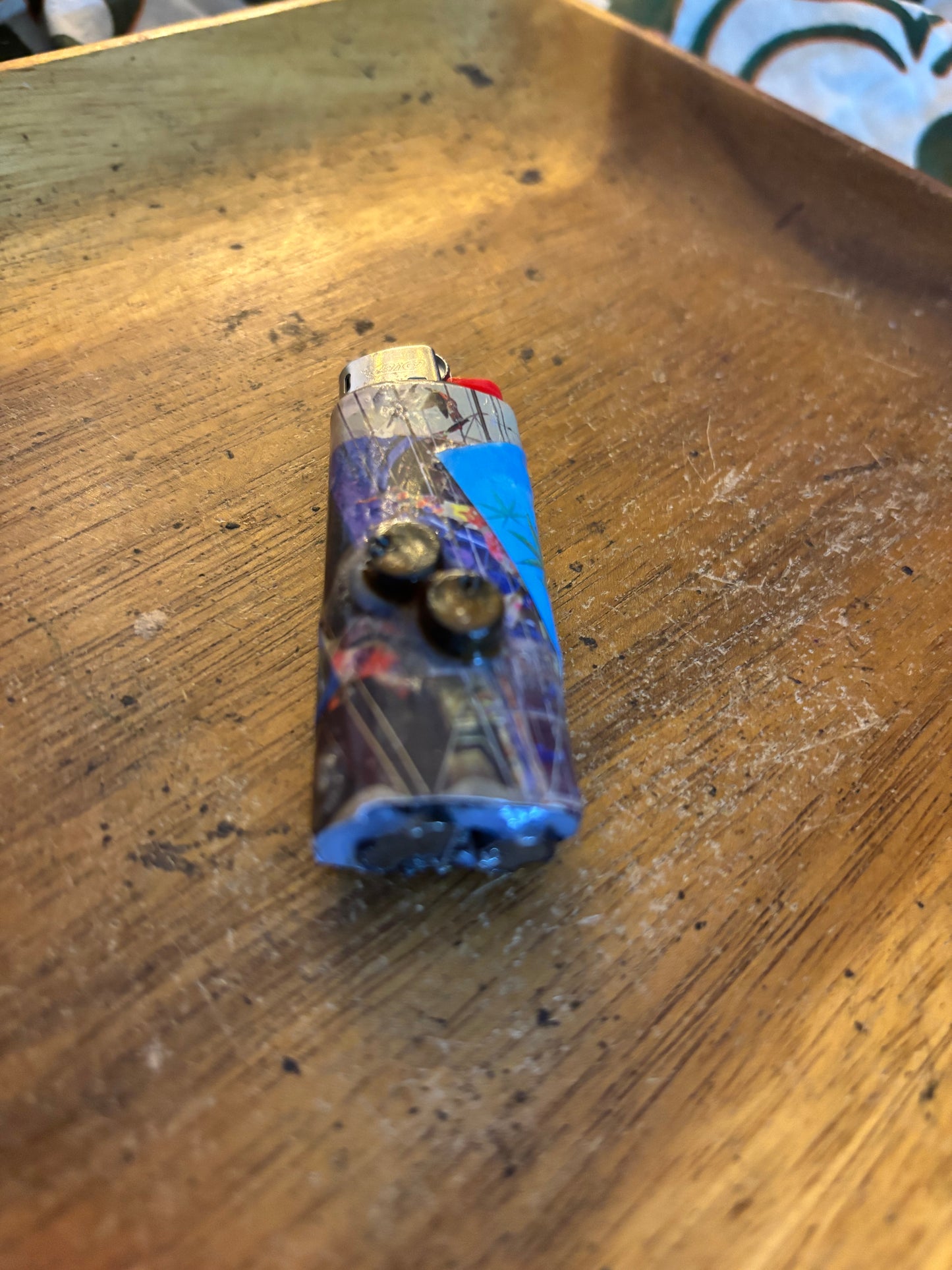 Green Mini Lighter Cover