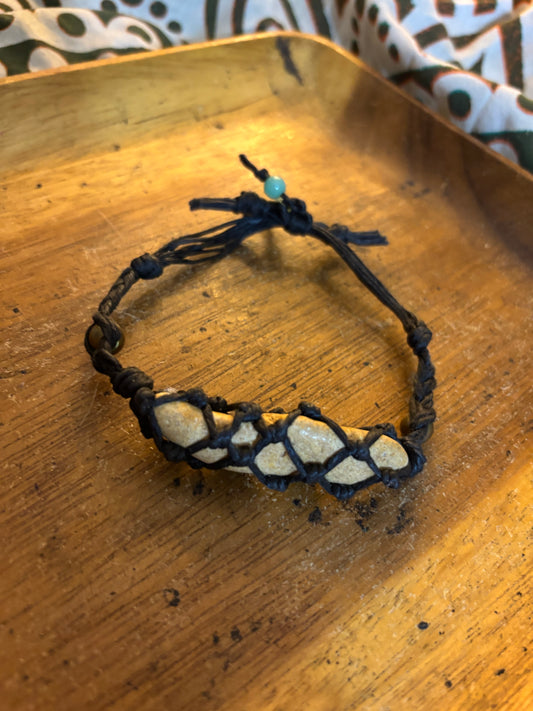 River Rock Hemp Bracelet