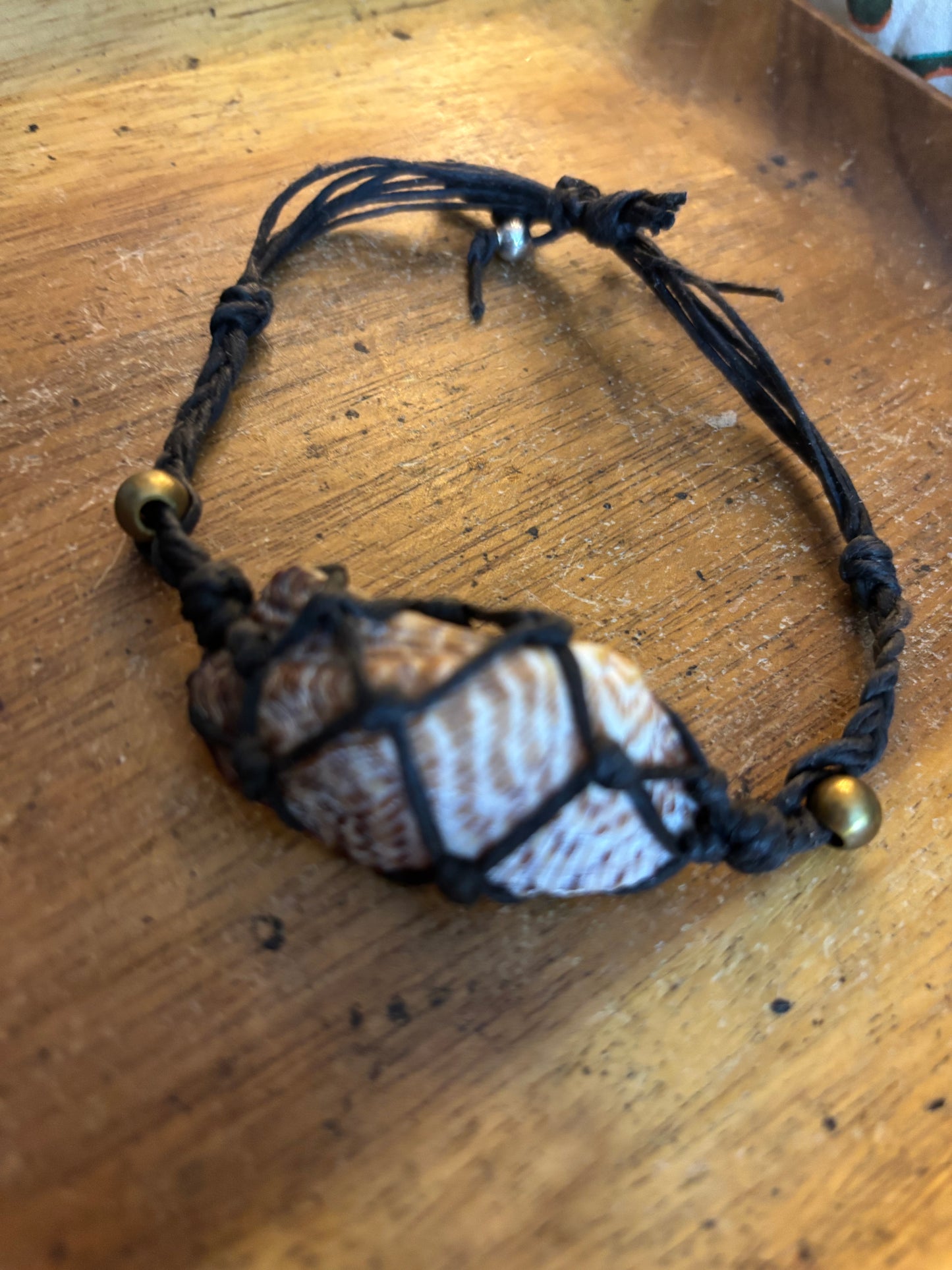 Beautiful Shell Hemp Bracelet