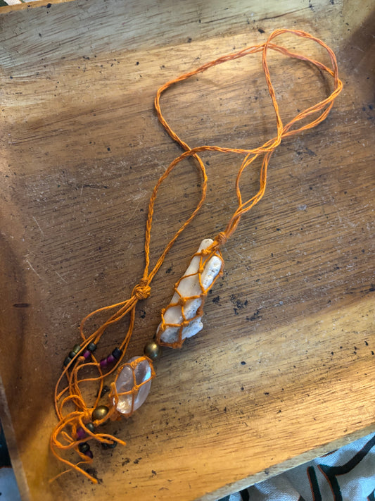 Orange Coral Necklace