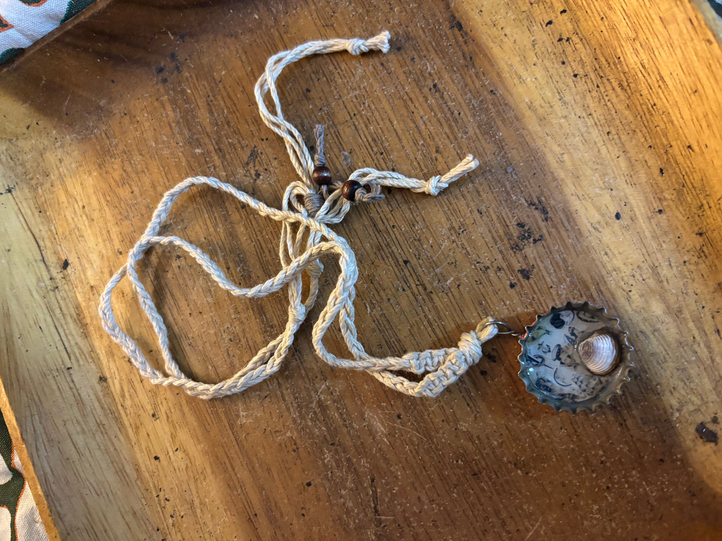 Ship Bottle Cap Necklace