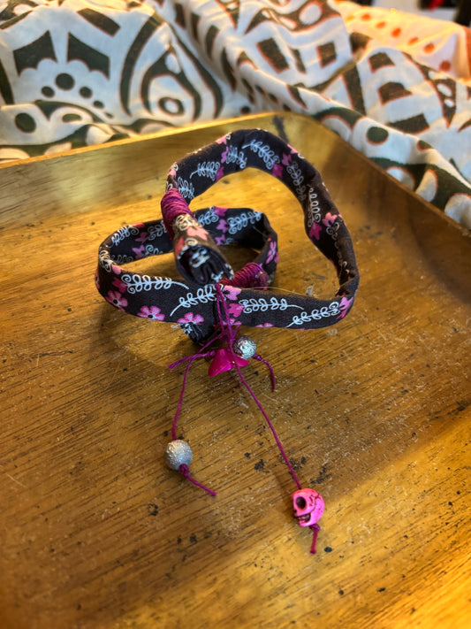 Pink Dread Hair Tie