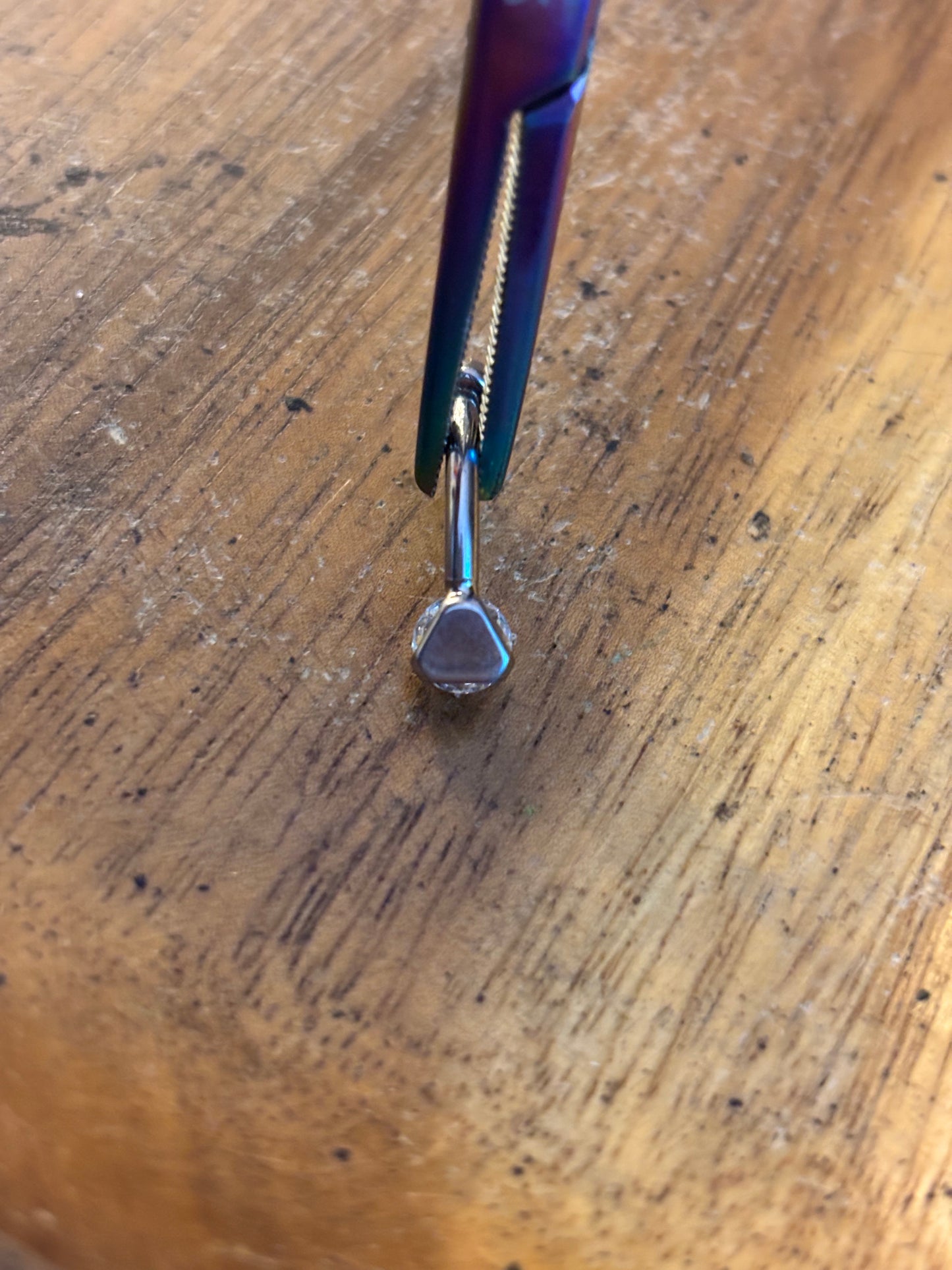 Clear Implant Grade Belly Button Jewelry