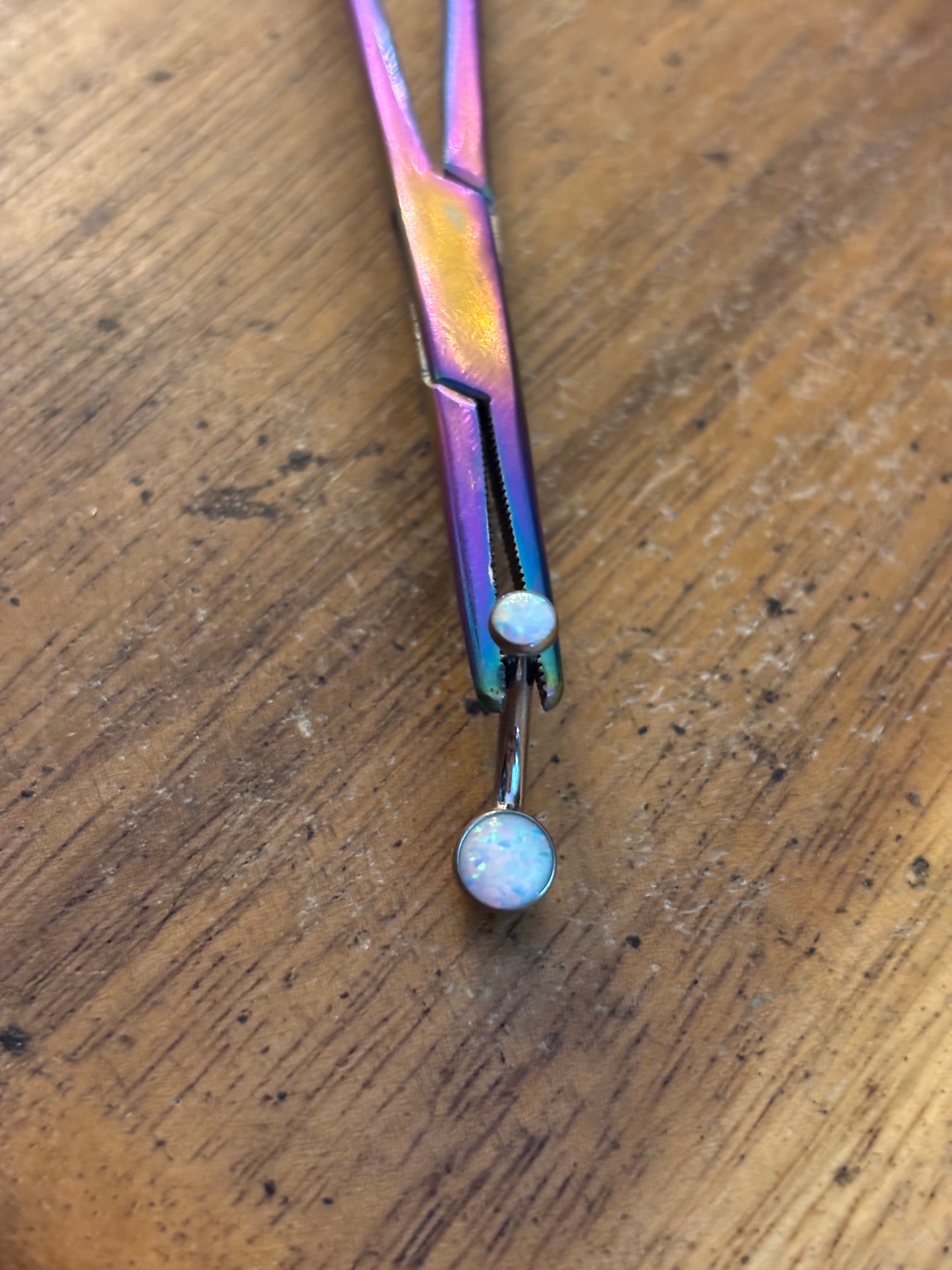 Opal Implant Grade Bellybutton Jewelry