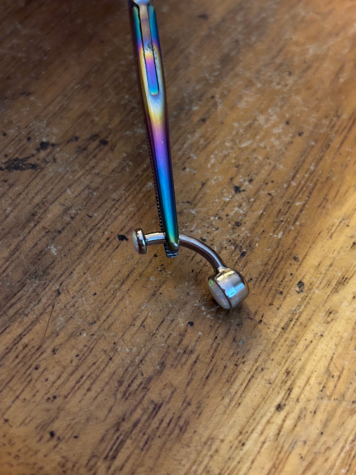 Opal Implant Grade Bellybutton Jewelry