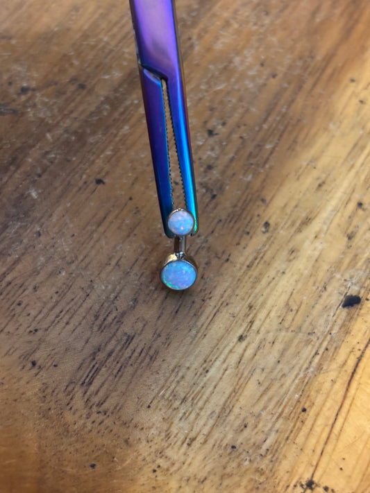 Opal Implant Grade Bellybutton Jewelry