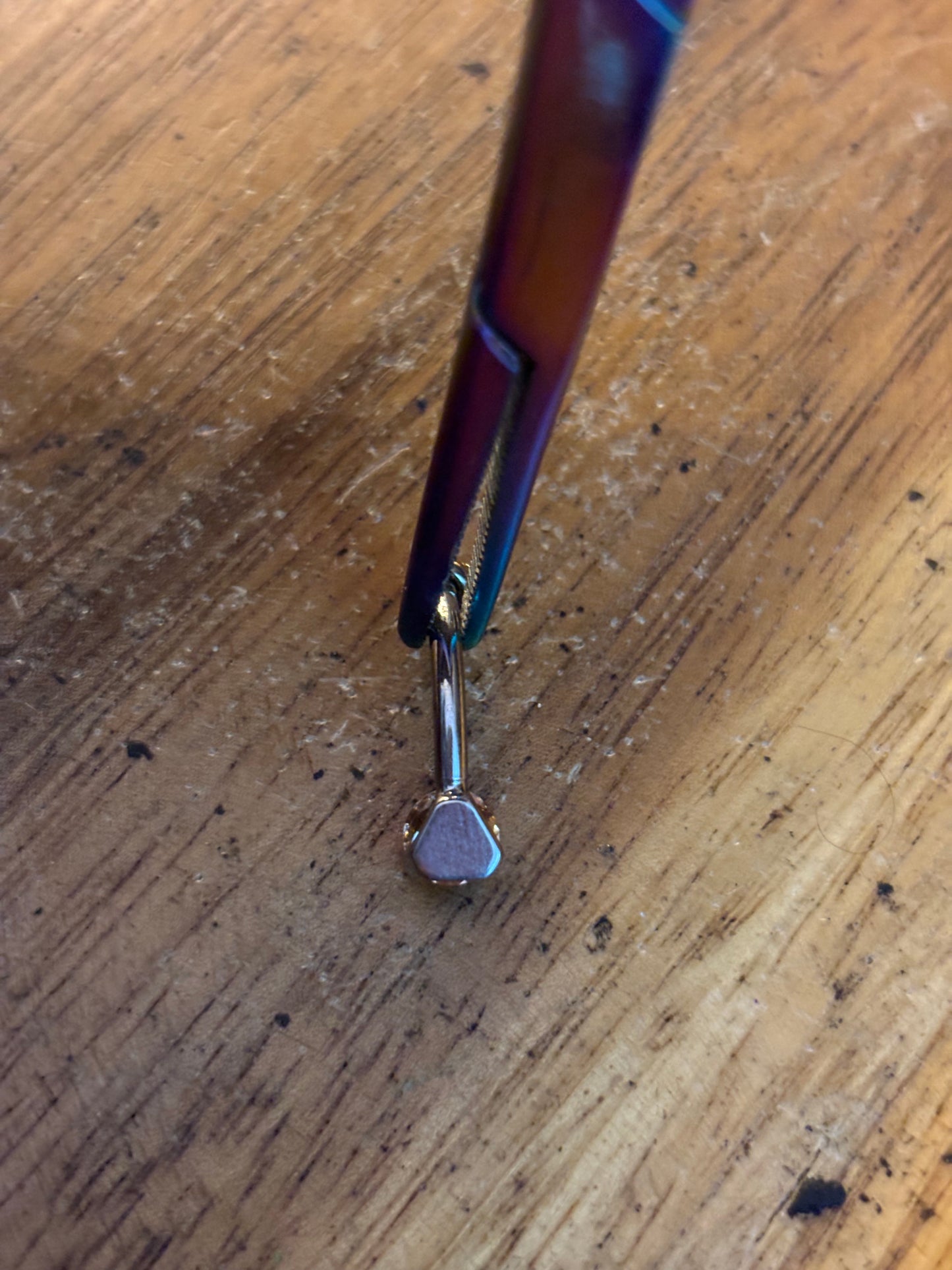 Peach Implant Grade Bellybutton Jewelry