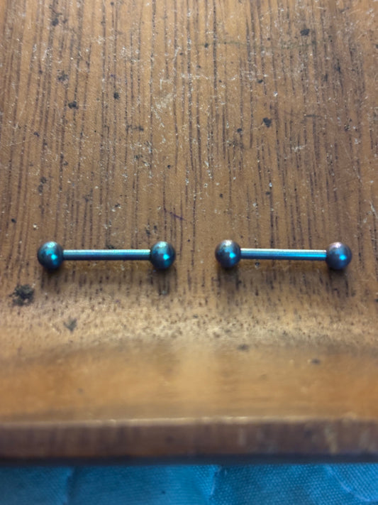 Titanium Anodized Nipple Jewelry