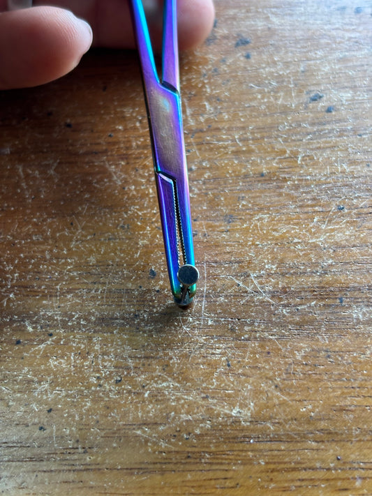 4mm Amethyst 16g 7/16 Labret