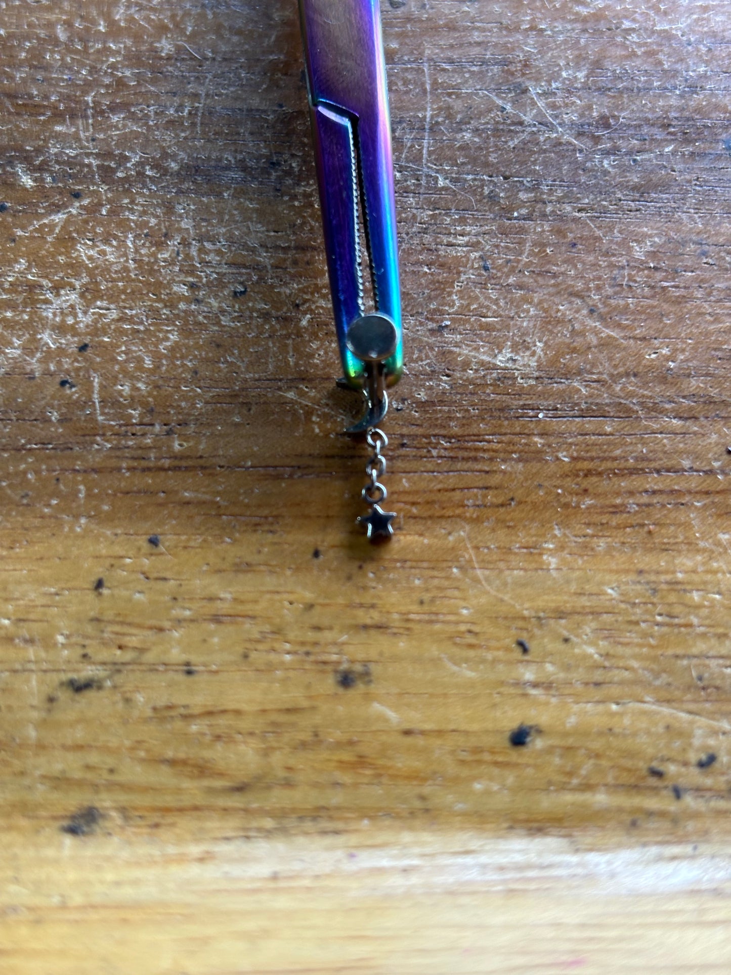 Moon and Star 16g 5/16 Labret